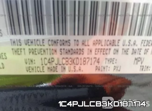 1C4PJLCB3KD187174 фото 10
