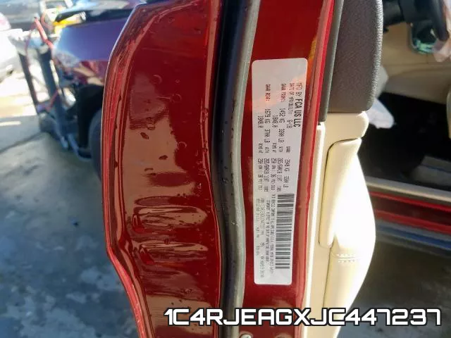 1C4RJEAGXJC447237 фото 2