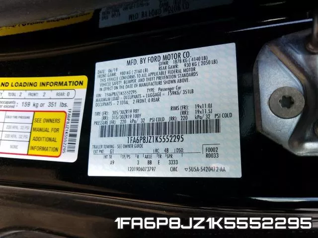 1FA6P8JZ1K5552295 фото 2