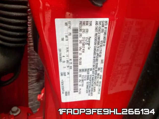 1FADP3FE9HL266134 фото 2