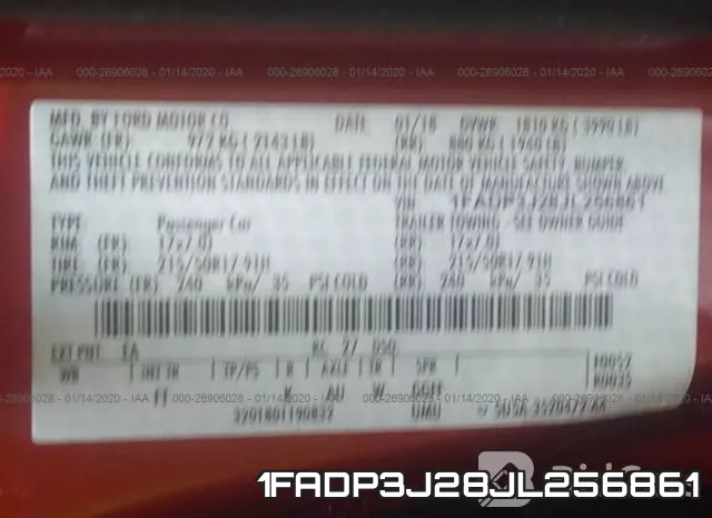 1FADP3J28JL256861 фото 10