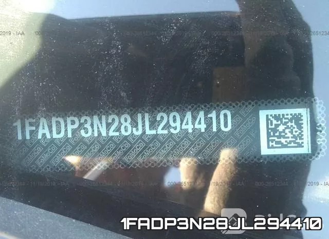 1FADP3N28JL294410 фото 10