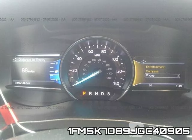 1FM5K7D89JGC40905 фото 8