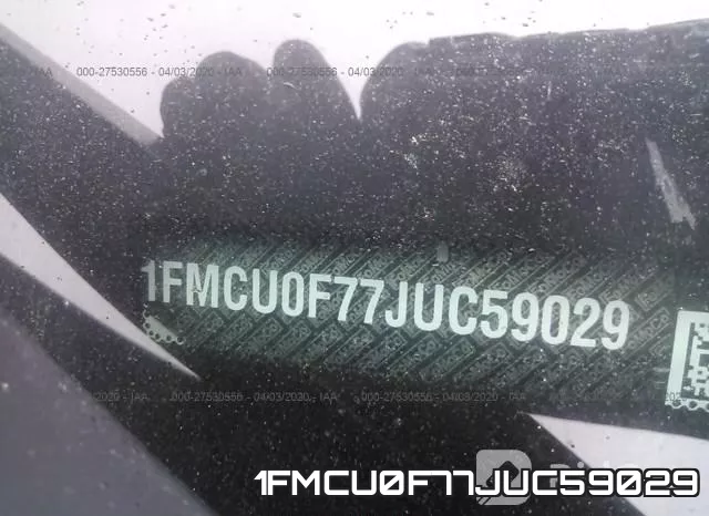1FMCU0F77JUC59029 фото 10