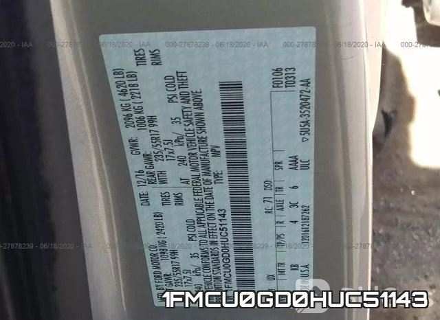 1FMCU0GD0HUC51143 фото 10