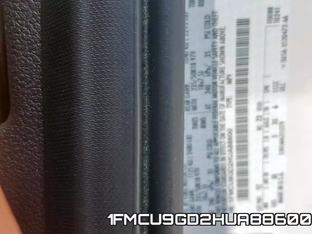 1FMCU9GD2HUA88600 фото 2