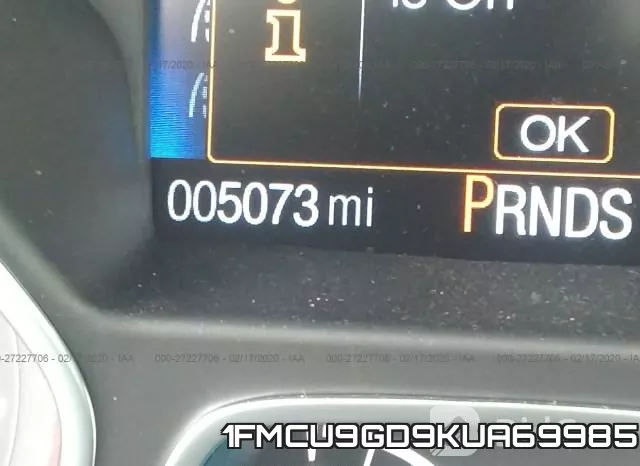1FMCU9GD9KUA69985 фото 8
