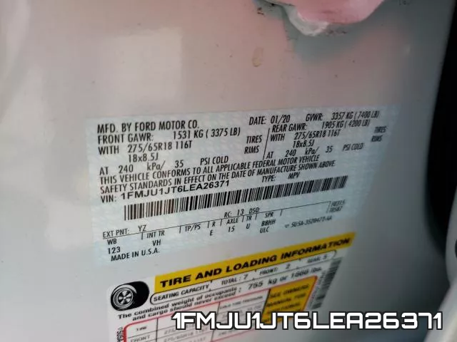 1FMJU1JT6LEA26371 фото 2