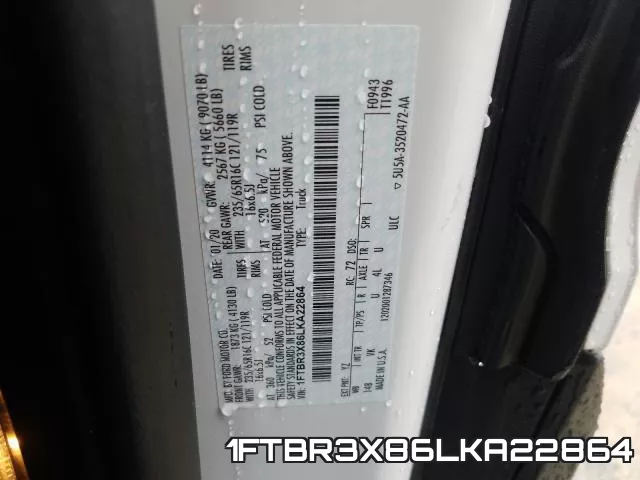 1FTBR3X86LKA22864 фото 2