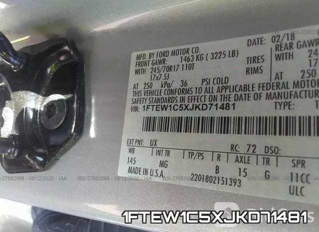 1FTEW1C5XJKD71481 фото 10