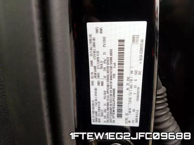 1FTEW1EG2JFC09688 фото 2