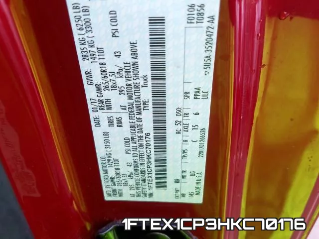 1FTEX1CP3HKC70176 фото 2