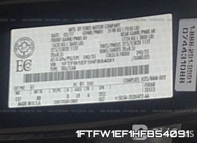 1FTFW1EF1HFB54091 фото 10