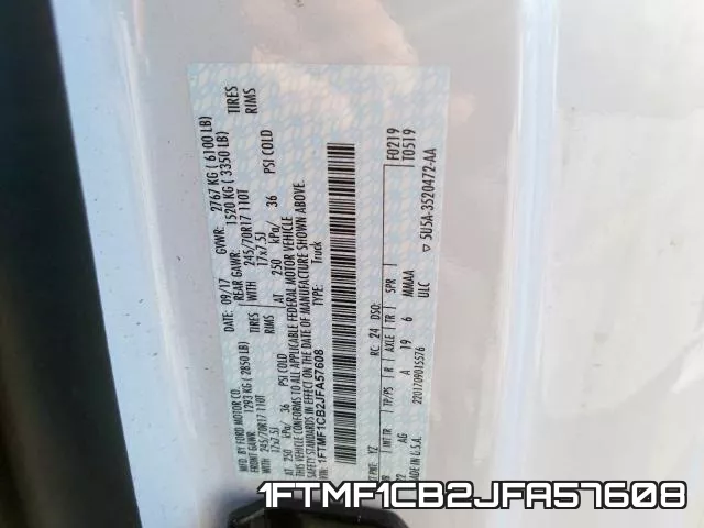 1FTMF1CB2JFA57608 фото 2
