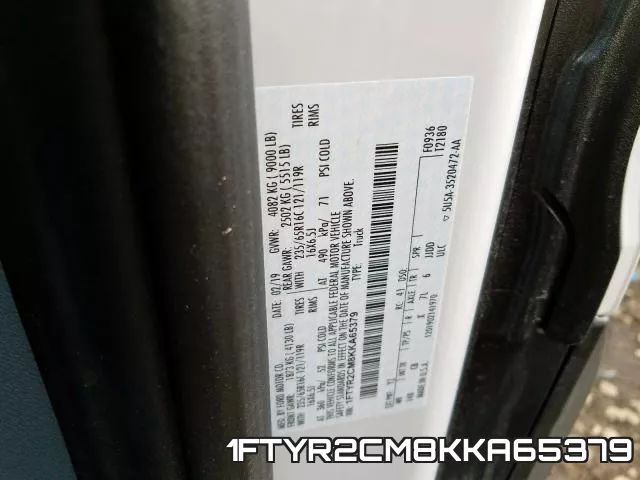1FTYR2CM8KKA65379 фото 2