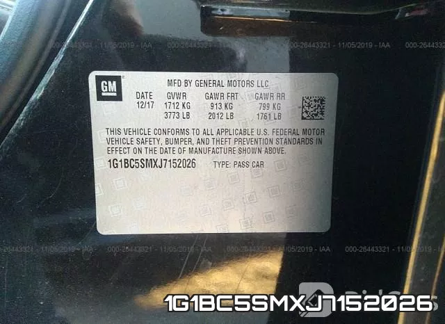 1G1BC5SMXJ7152026 фото 10