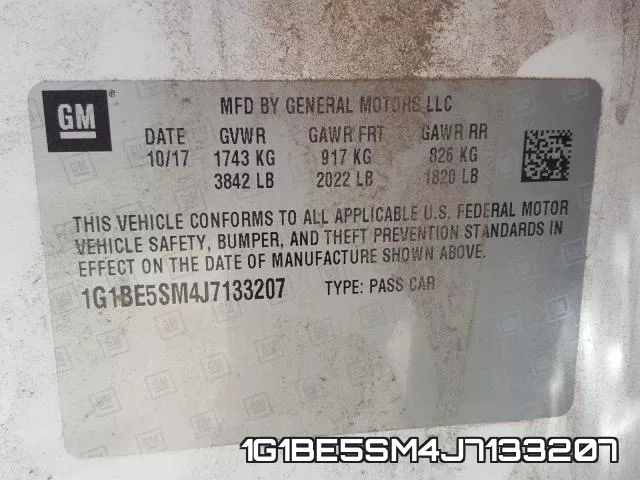 1G1BE5SM4J7133207 фото 2
