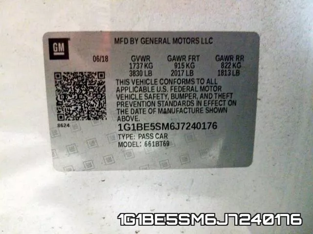 1G1BE5SM6J7240176 фото 2