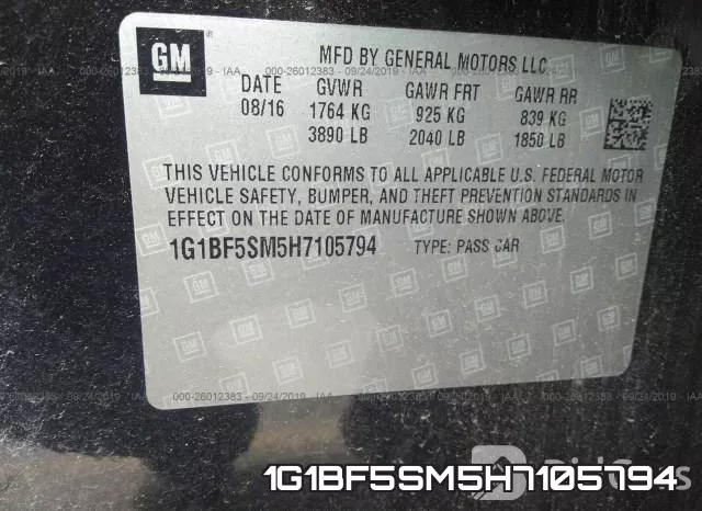 1G1BF5SM5H7105794 фото 10
