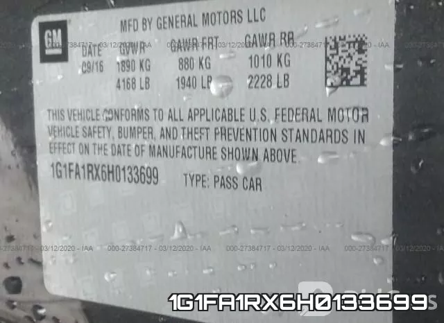 1G1FA1RX6H0133699 фото 10