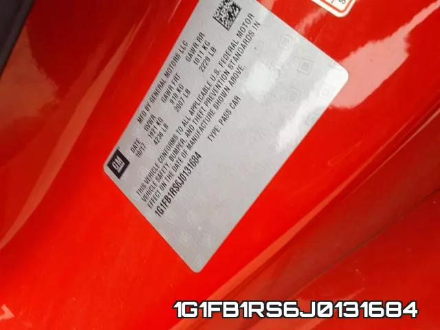 1G1FB1RS6J0131684 фото 2