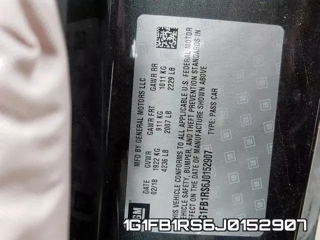1G1FB1RS6J0152907 фото 2