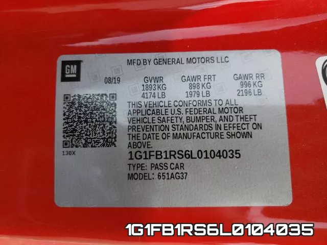 1G1FB1RS6L0104035 фото 2