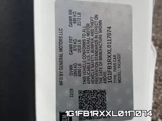1G1FB1RXXL0117074 фото 2