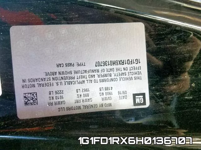 1G1FD1RX6H0136707 фото 2