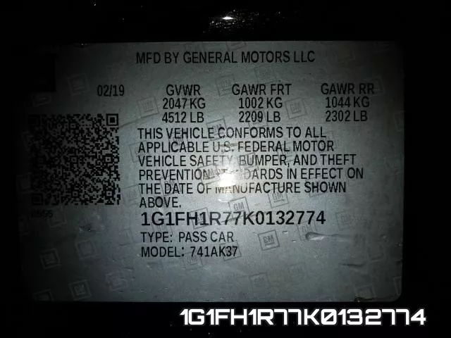 1G1FH1R77K0132774 фото 2
