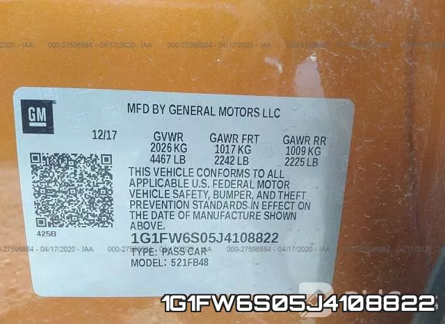1G1FW6S05J4108822 фото 10