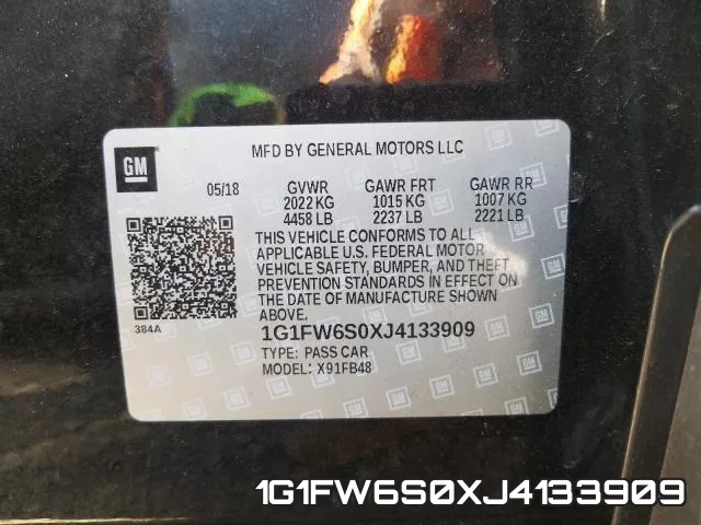 1G1FW6S0XJ4133909 фото 2
