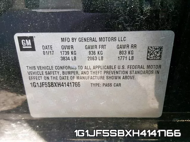1G1JF5SBXH4141766 фото 2