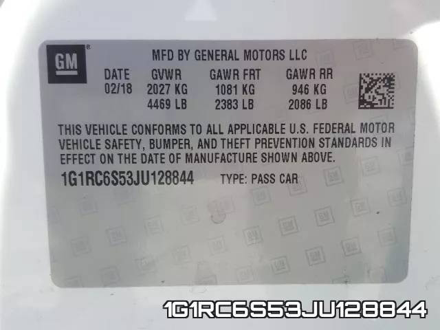 1G1RC6S53JU128844 фото 2