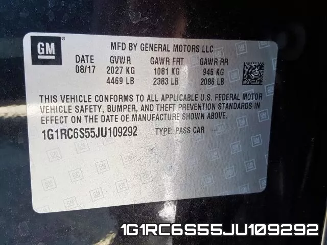 1G1RC6S55JU109292 фото 2