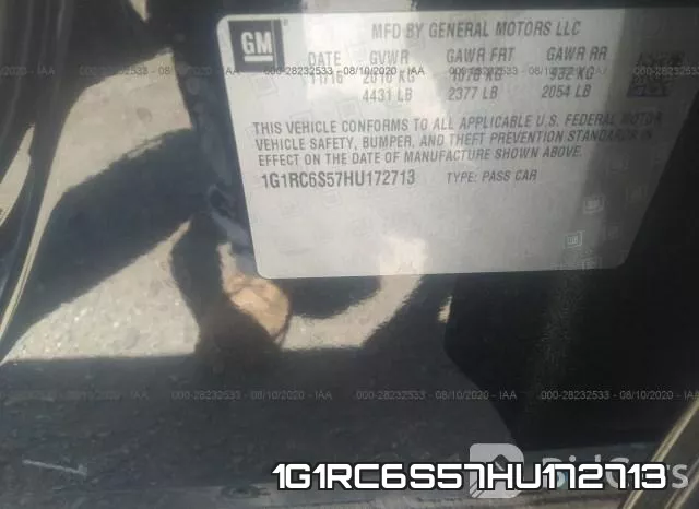 1G1RC6S57HU172713 фото 10