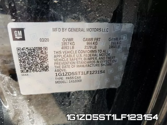 1G1ZD5ST1LF123154 фото 2