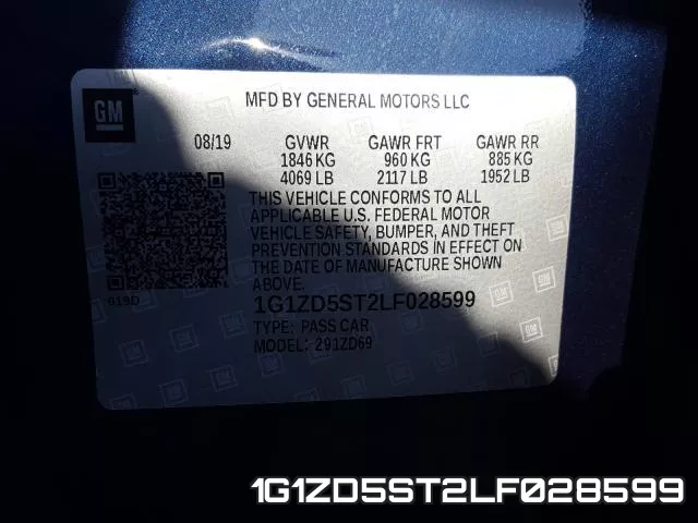 1G1ZD5ST2LF028599 фото 2