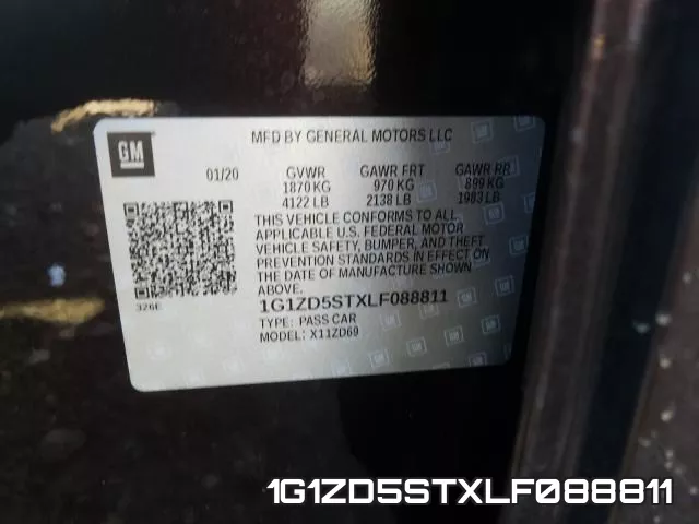 1G1ZD5STXLF088811 фото 2