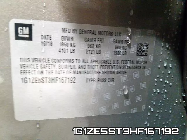 1G1ZE5ST3HF167192 фото 2