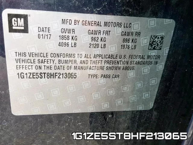 1G1ZE5ST8HF213065 фото 2