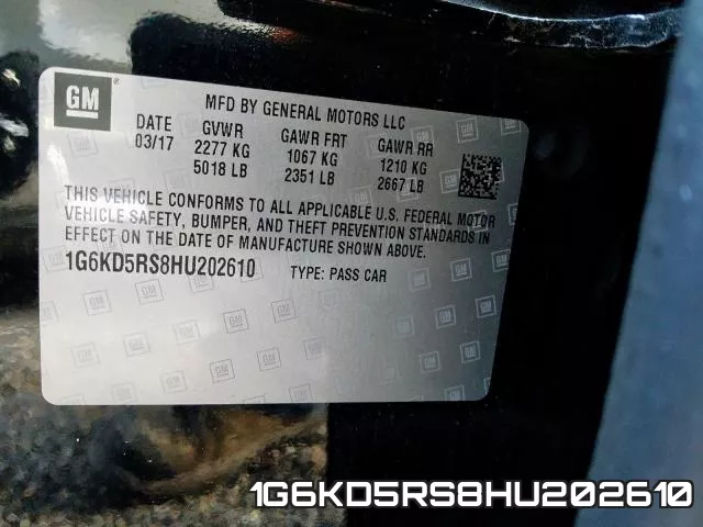 1G6KD5RS8HU202610 фото 2