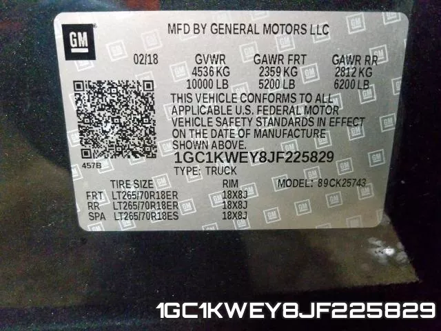 1GC1KWEY8JF225829 фото 2