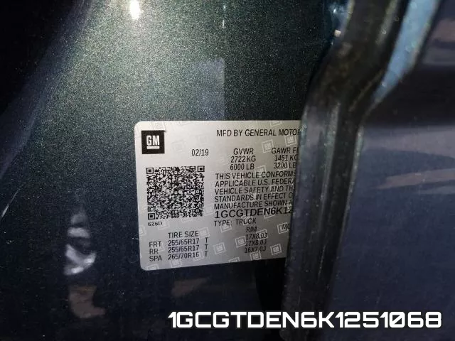 1GCGTDEN6K1251068 фото 2