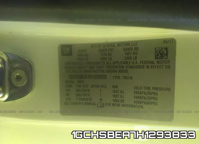 1GCHSBEA7H1293833 фото 10