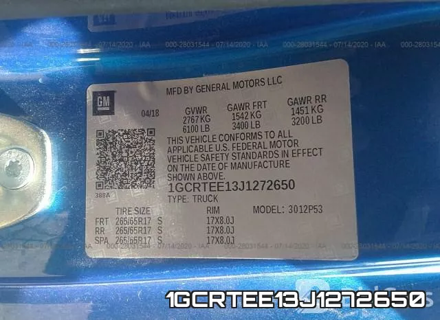 1GCRTEE13J1272650 фото 10