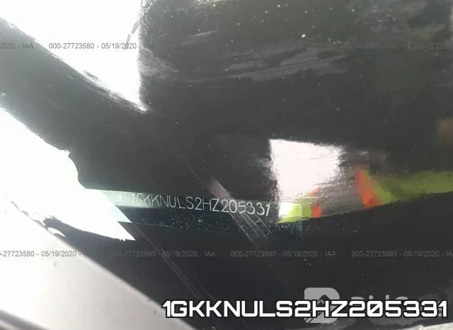 1GKKNULS2HZ205331 фото 10