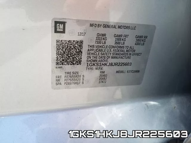 1GKS1HKJ8JR225603 фото 2