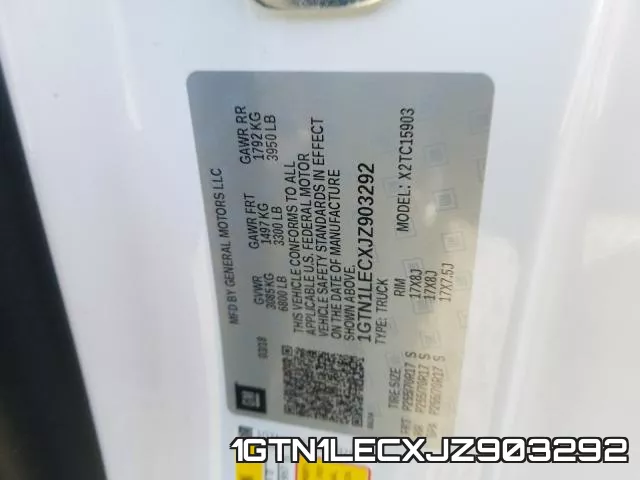 1GTN1LECXJZ903292 фото 2