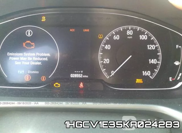 1HGCV1E35KA024283 фото 8